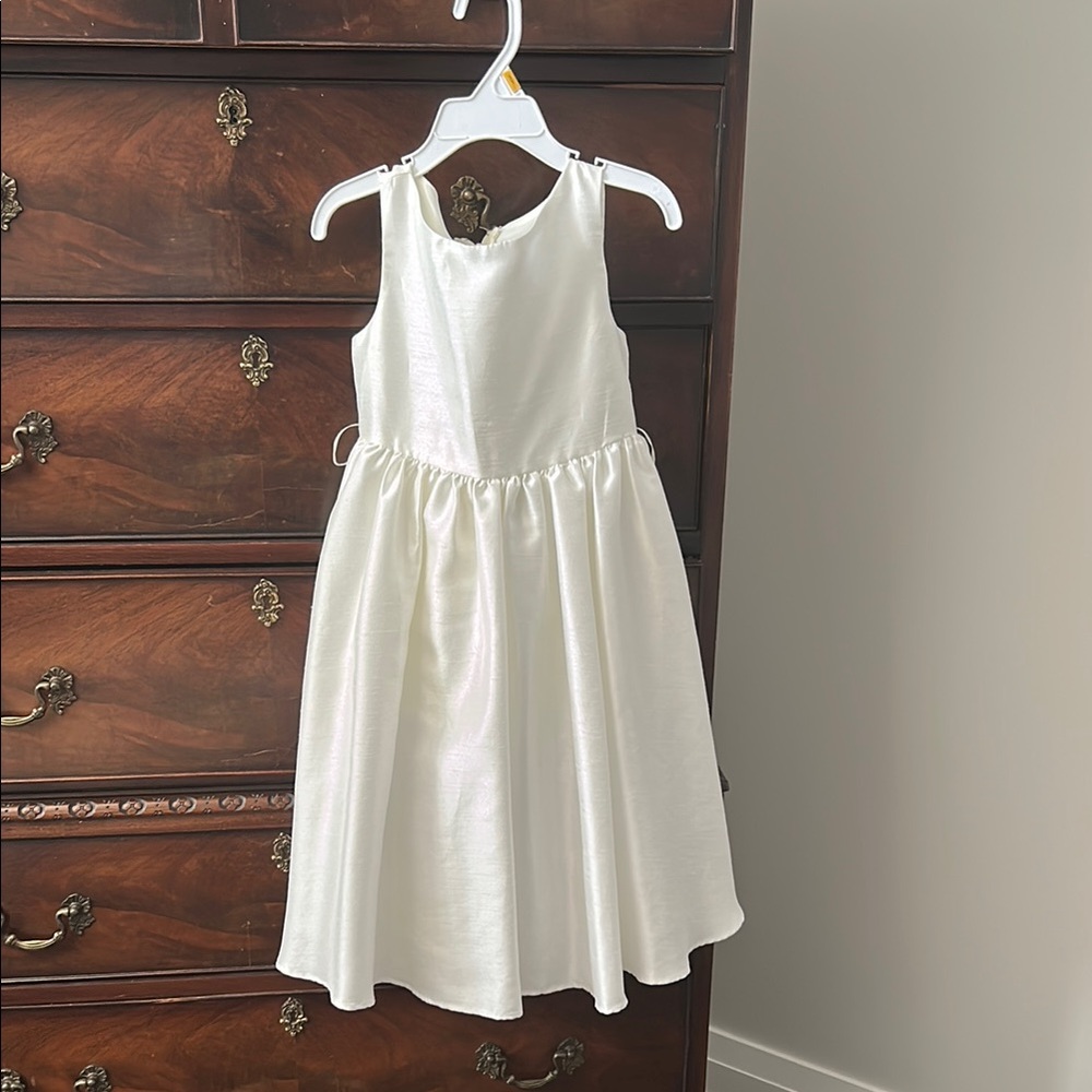 White Halter Sleeveless Sundress for Brides